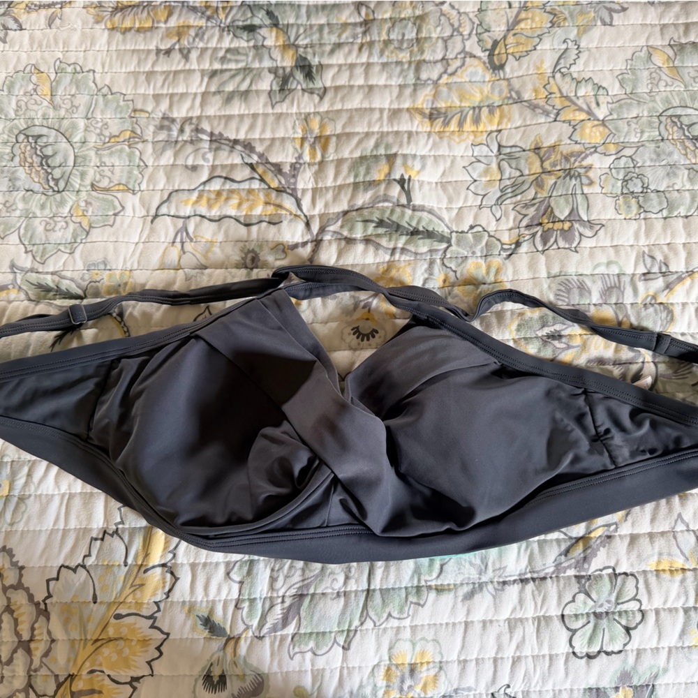 Athleta Bikini Top - Charcoal Gray